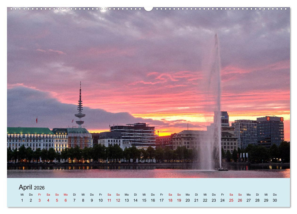 Freie Hansestadt Hamburg (CALVENDO Wandkalender 2026)