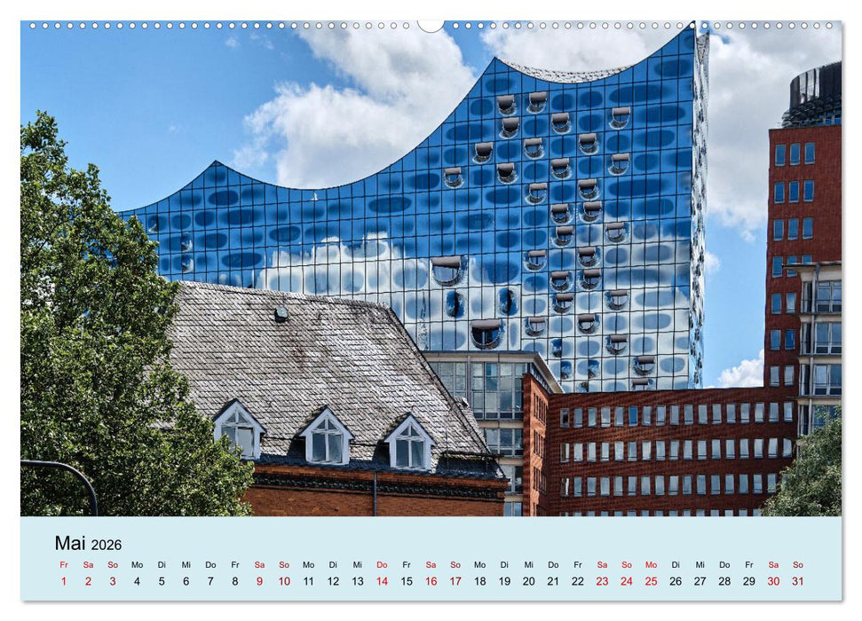 Freie Hansestadt Hamburg (CALVENDO Wandkalender 2026)