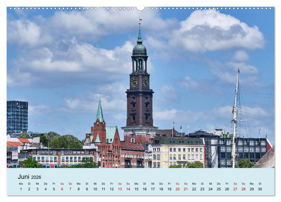 Freie Hansestadt Hamburg (CALVENDO Wandkalender 2026)