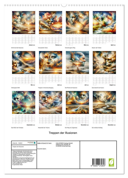 Treppen der Illusionen (CALVENDO Premium Wandkalender 2026)