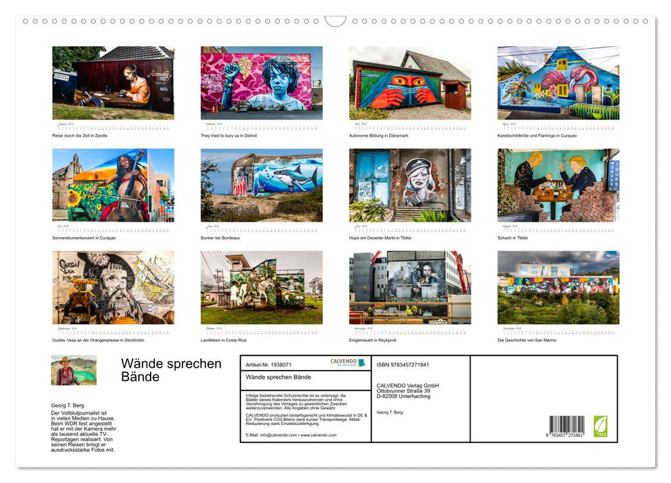Wände sprechen Bände (CALVENDO Wandkalender 2026)