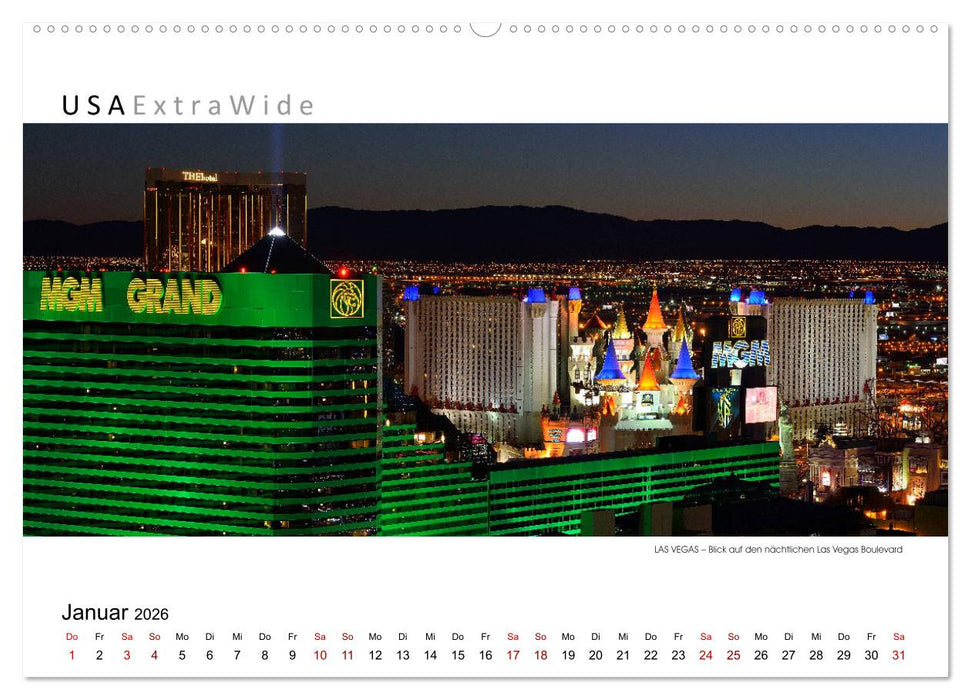 Impressionen aus LAS VEGAS (CALVENDO Premium Wandkalender 2026)
