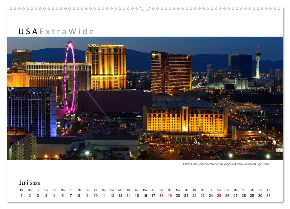 Impressionen aus LAS VEGAS (CALVENDO Premium Wandkalender 2026)