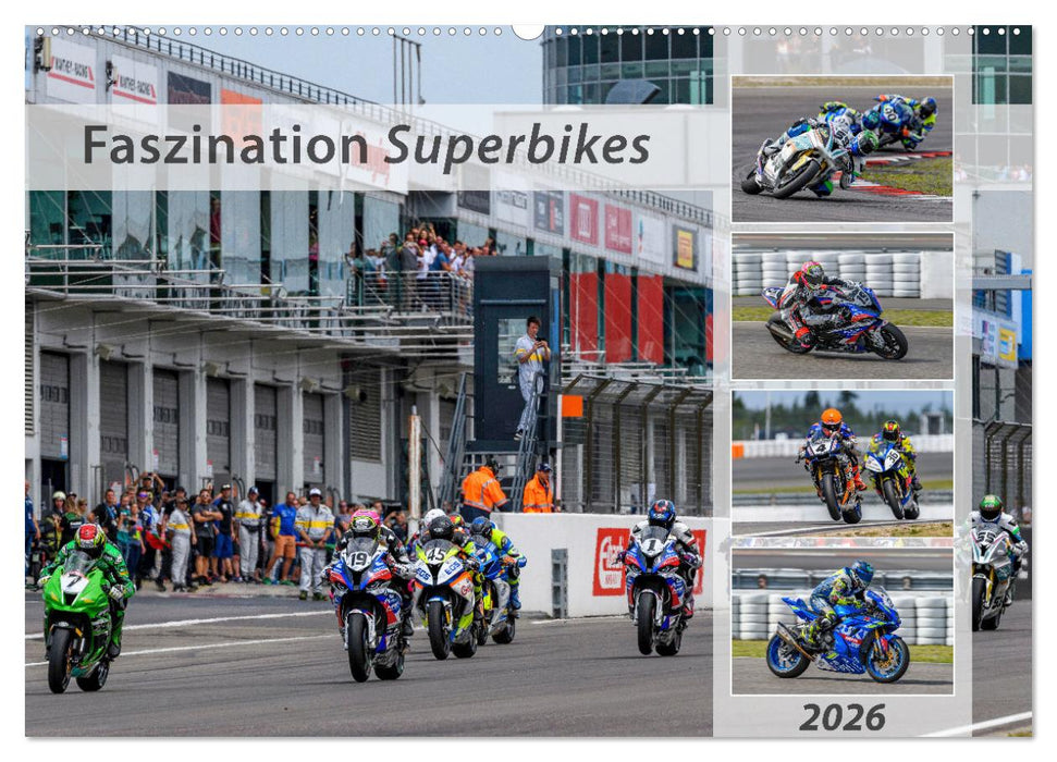 Faszination Superbikes (CALVENDO Wandkalender 2026)