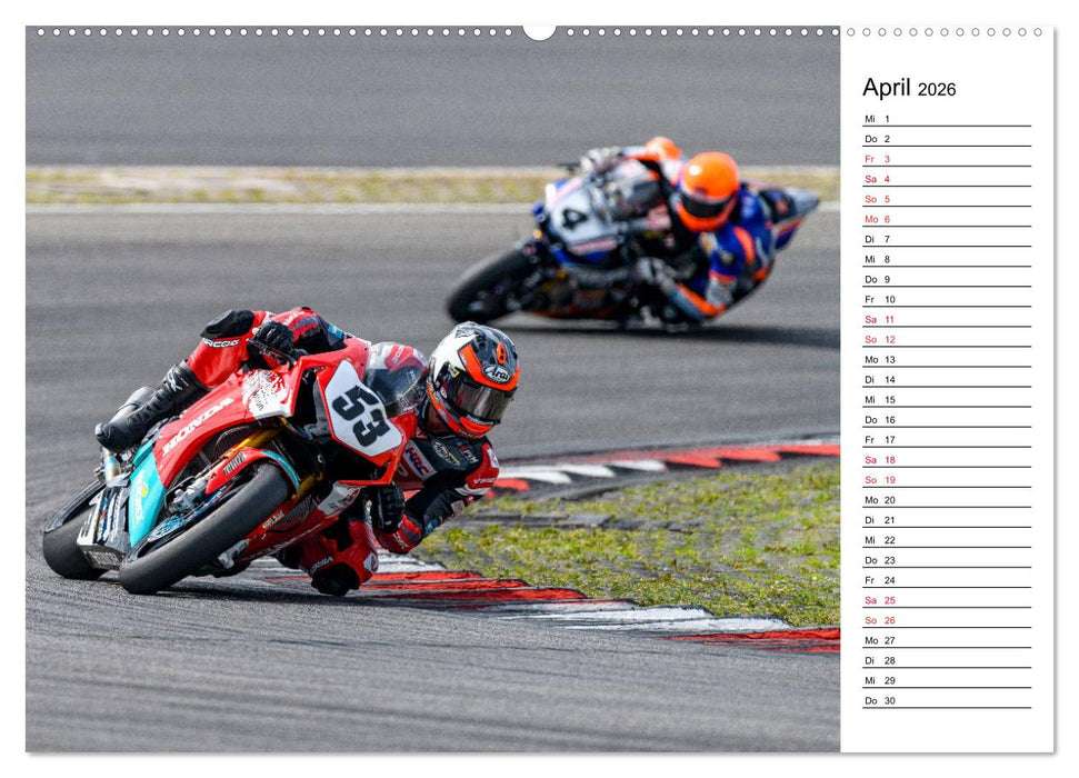 Faszination Superbikes (CALVENDO Wandkalender 2026)