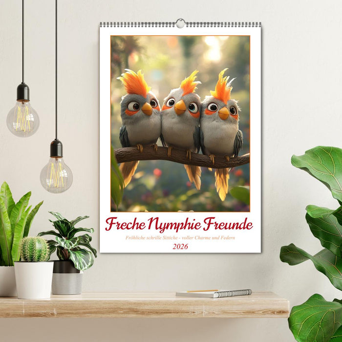 Freche Nymphie Freunde (CALVENDO Wandkalender 2026)