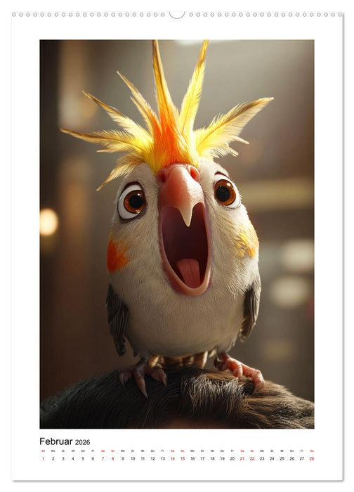 Freche Nymphie Freunde (CALVENDO Wandkalender 2026)