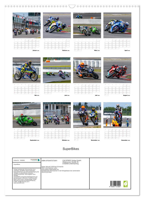 SuperBikes (CALVENDO Wandkalender 2026)