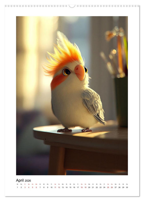 Freche Nymphie Freunde (CALVENDO Premium Wandkalender 2026)