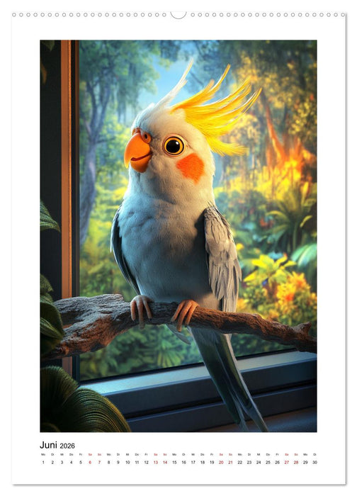 Freche Nymphie Freunde (CALVENDO Premium Wandkalender 2026)