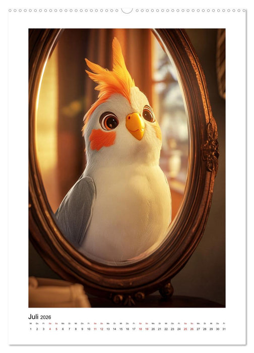 Freche Nymphie Freunde (CALVENDO Premium Wandkalender 2026)