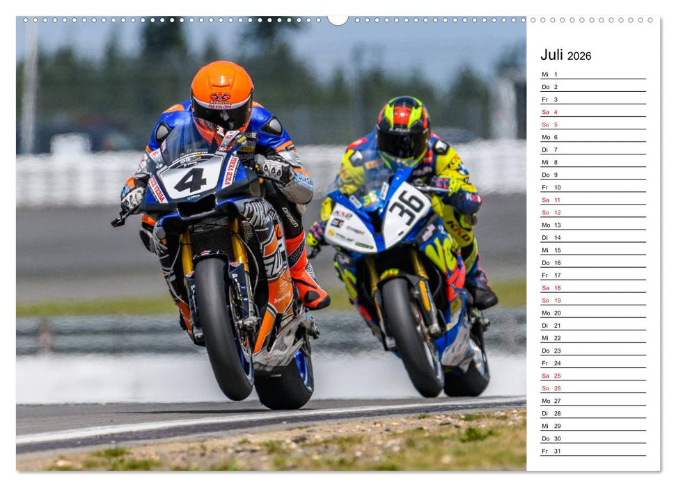 Faszination Superbikes (CALVENDO Premium Wandkalender 2026)