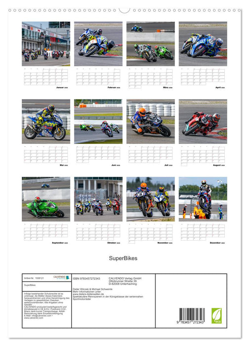 SuperBikes (CALVENDO Premium Wandkalender 2026)