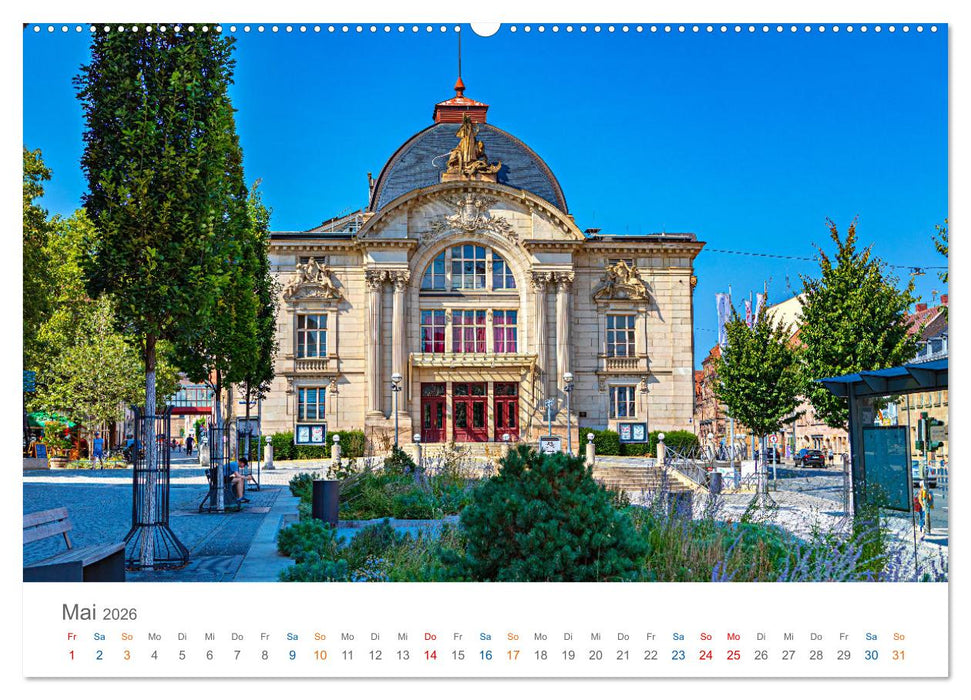 Fürth - die Denkmalstadt (CALVENDO Wandkalender 2026)