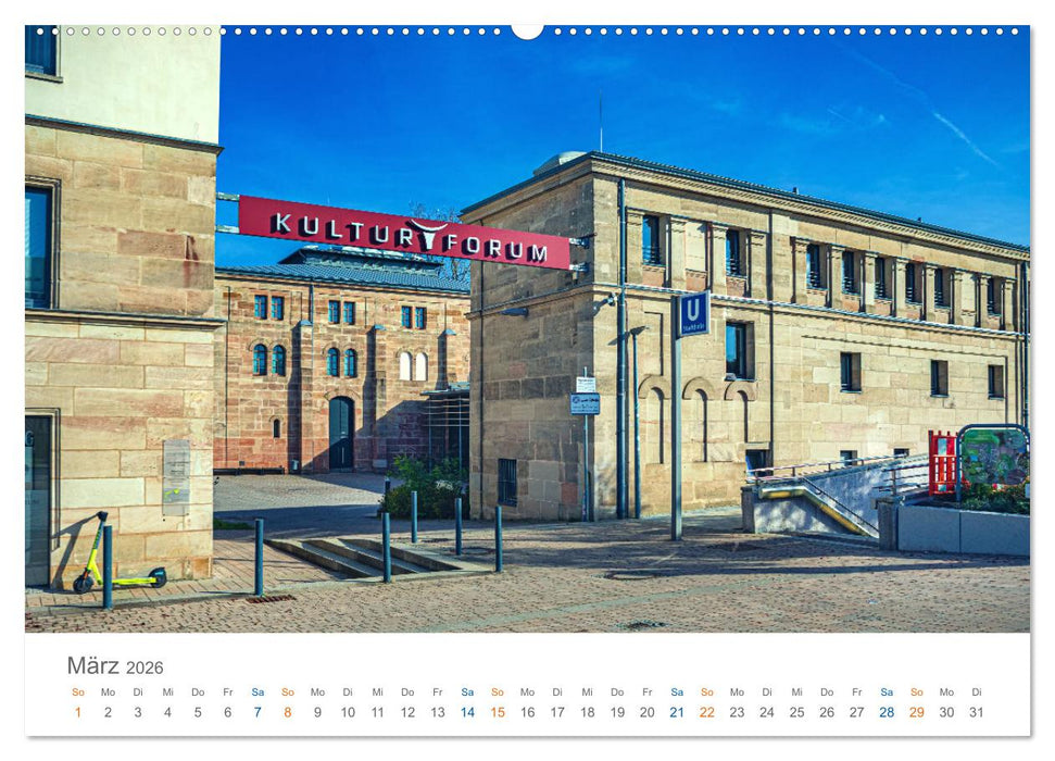 Fürth - die Denkmalstadt (CALVENDO Premium Wandkalender 2026)