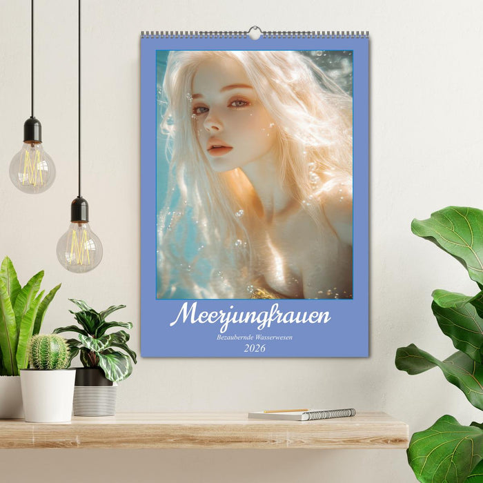 Meerjungfrauen - Bezaubernde Wasserwesen (CALVENDO Wandkalender 2026)