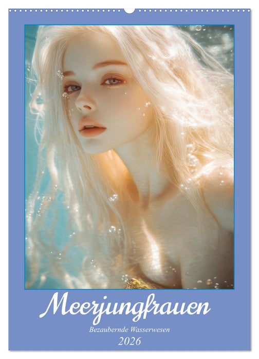 Meerjungfrauen - Bezaubernde Wasserwesen (CALVENDO Wandkalender 2026)