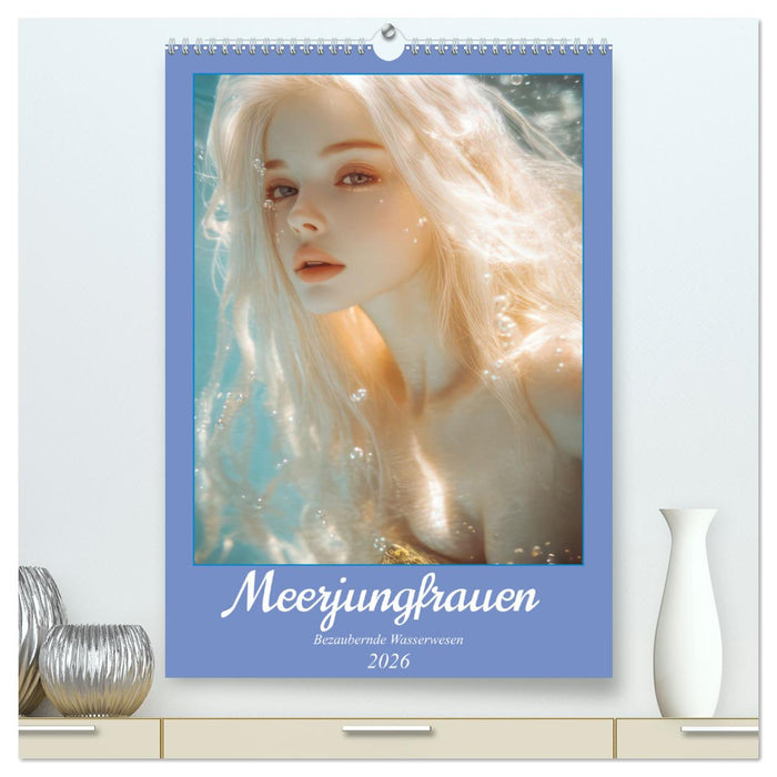 Meerjungfrauen - Bezaubernde Wasserwesen (CALVENDO Premium Wandkalender 2026)