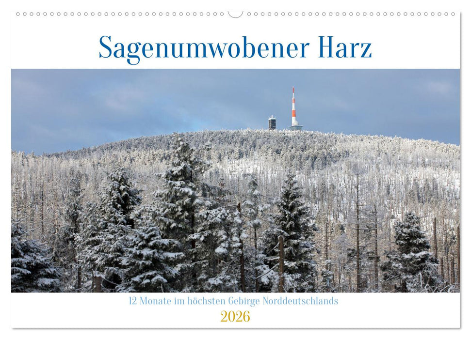 Sagenumwobener Harz (CALVENDO Wandkalender 2026)
