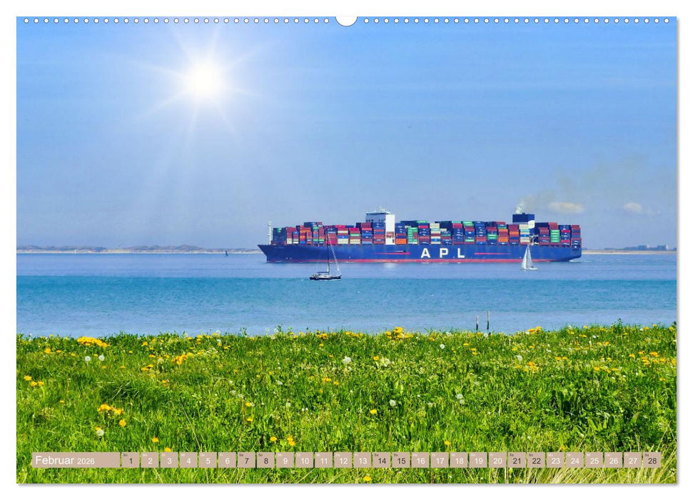 Zeeland - Wasser, Sand und Meer (CALVENDO Premium Wandkalender 2026)