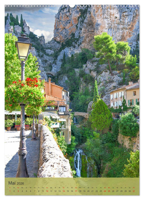 Schönste Dörfer - Provence-Alpes-Côte d'Azur (CALVENDO Wandkalender 2026)