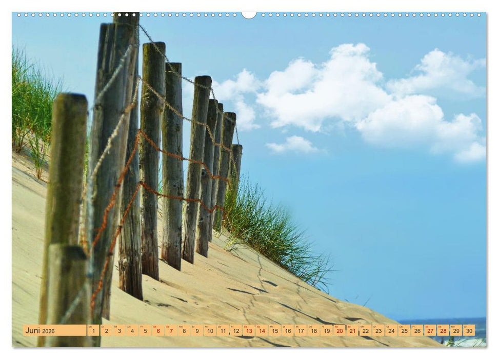 Holland - Die Nordsee von Zandvoort bis Breskens (CALVENDO Premium Wandkalender 2026)