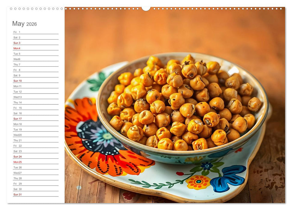 Snack yourself fit - Energy boost with superfood snacks (CALVENDO Premium-Calendar 2026)