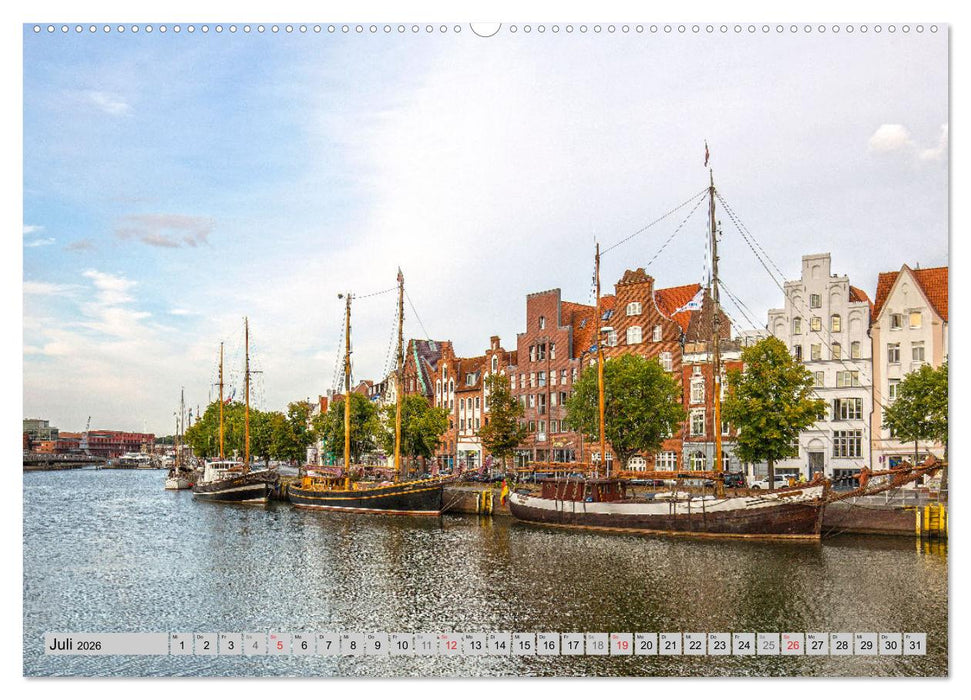 Hansestadt Lübeck (CALVENDO Premium Wandkalender 2026)