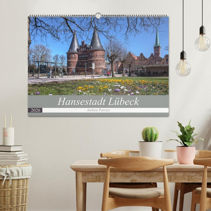 Hansestadt Lübeck (CALVENDO Wandkalender 2026)