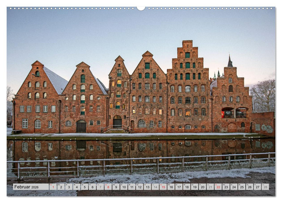 Hansestadt Lübeck (CALVENDO Wandkalender 2026)