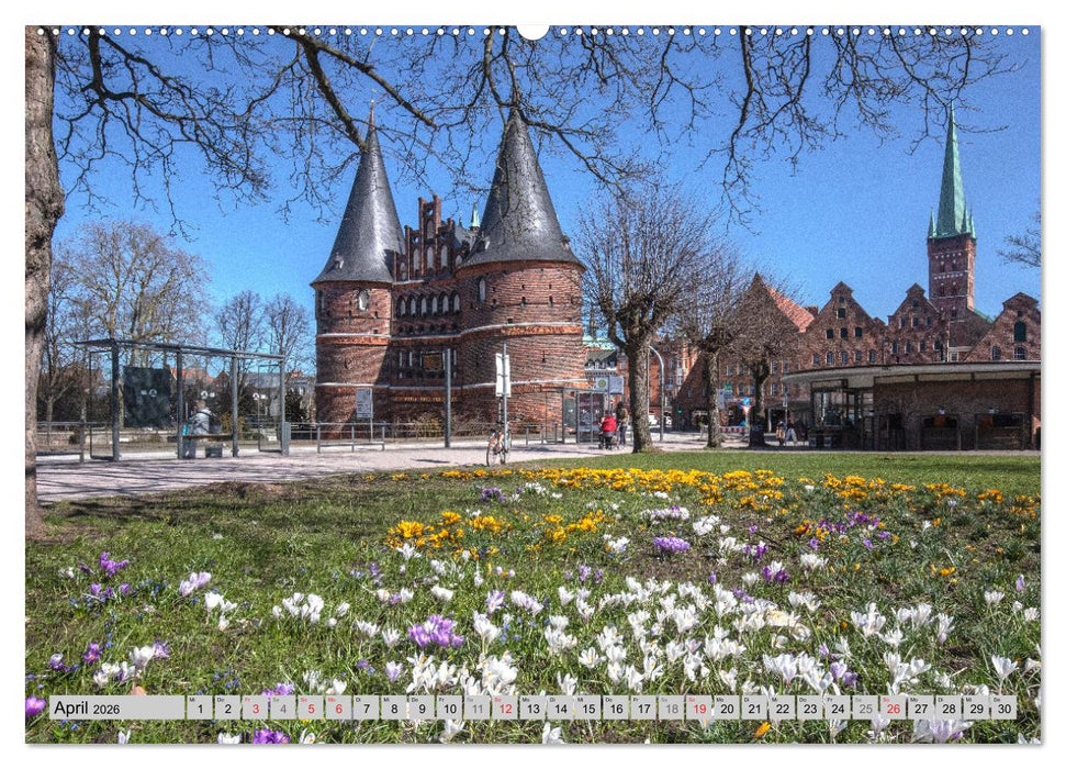 Hansestadt Lübeck (CALVENDO Wandkalender 2026)