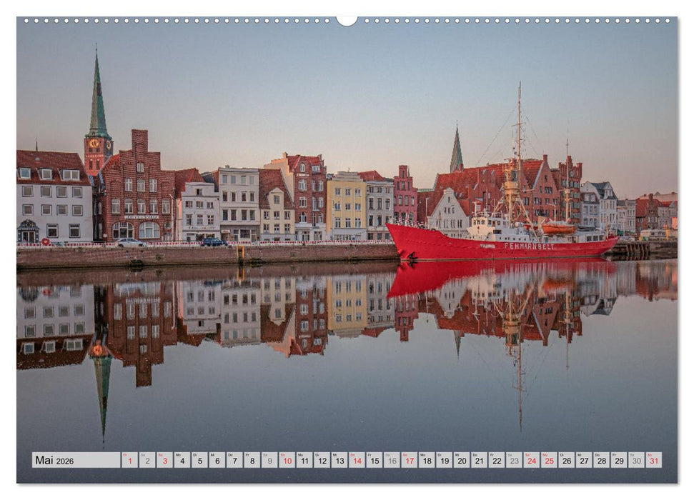 Hansestadt Lübeck (CALVENDO Wandkalender 2026)