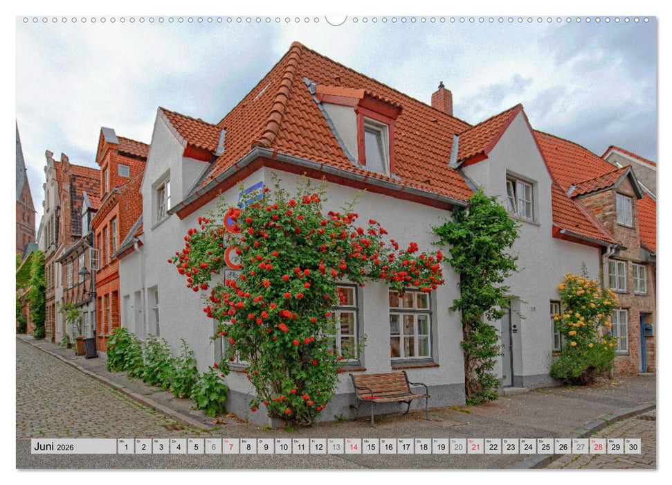 Hansestadt Lübeck (CALVENDO Wandkalender 2026)