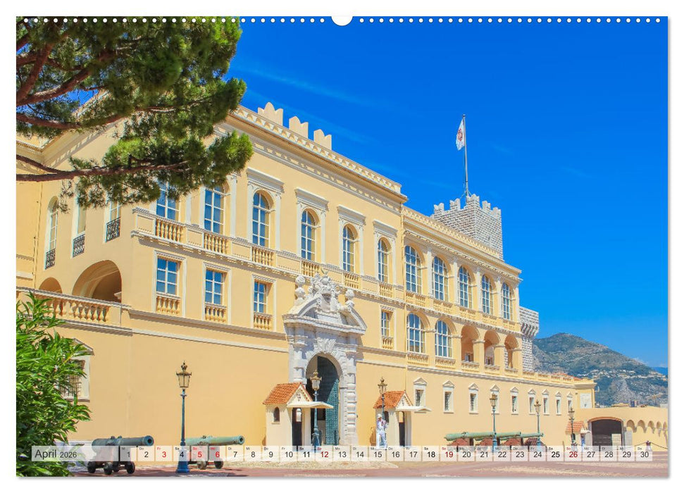 Monaco - Diamant am Mittelmeer (CALVENDO Wandkalender 2026)