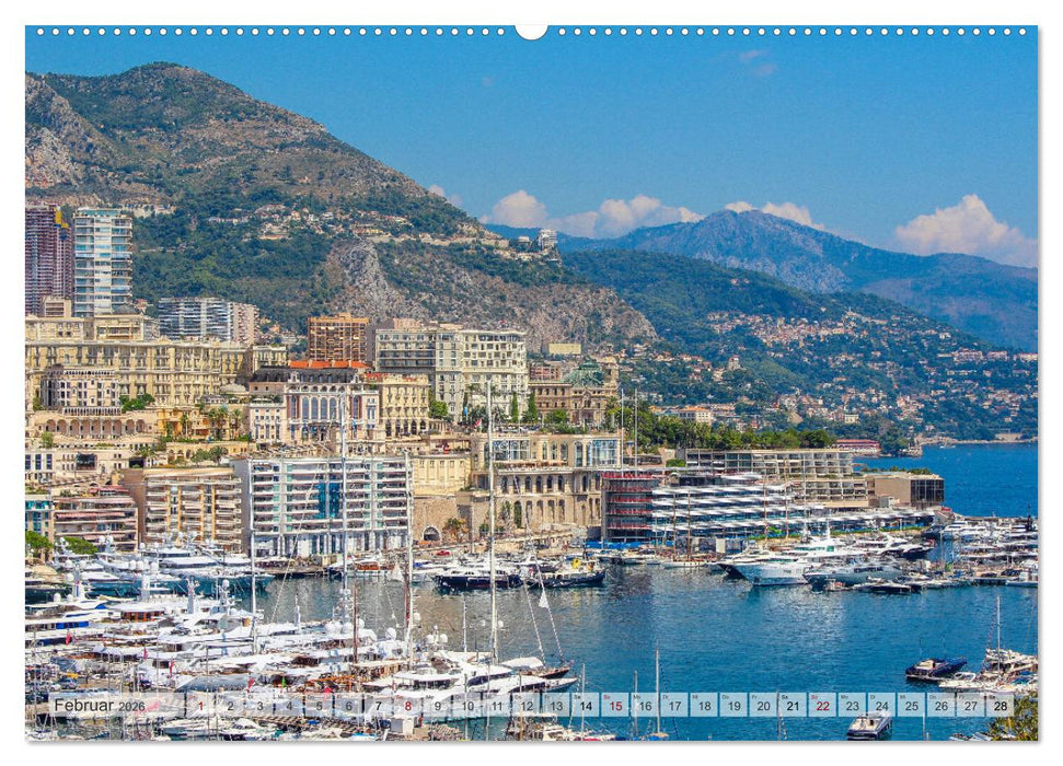 Monaco - Diamant am Mittelmeer (CALVENDO Premium Wandkalender 2026)