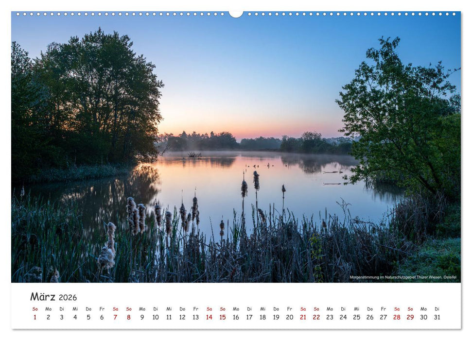 Heimat Entdecken: Eifel - Stille Maare und rauschende Wasser (CALVENDO Premium Wandkalender 2026)