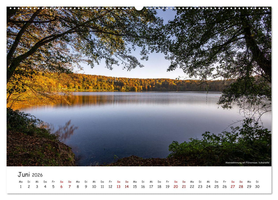 Heimat Entdecken: Eifel - Stille Maare und rauschende Wasser (CALVENDO Premium Wandkalender 2026)