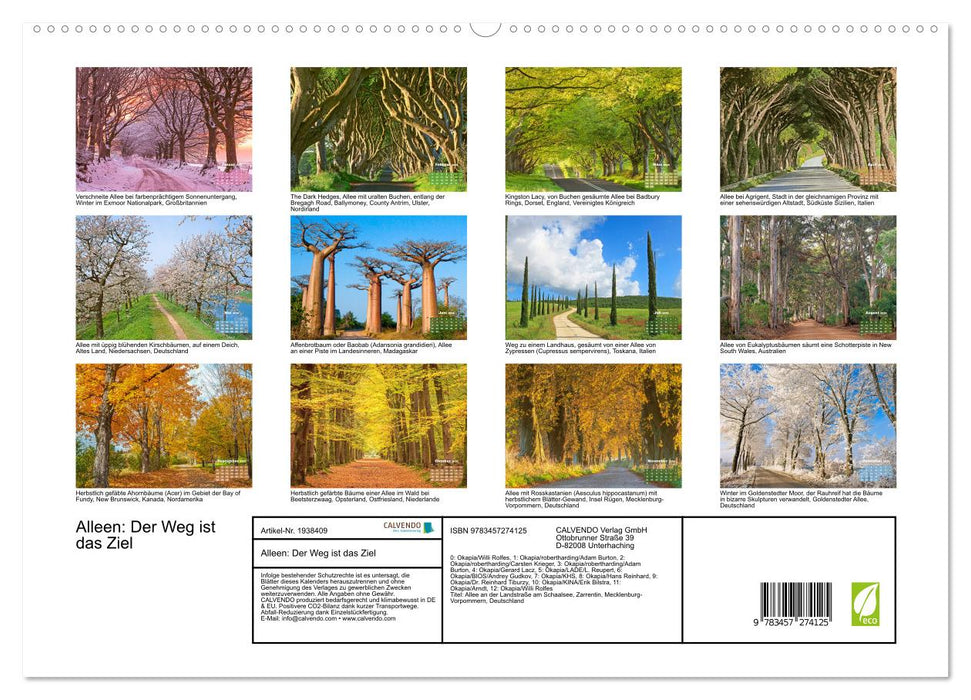 Alleen: Der Weg ist das Ziel (CALVENDO Premium Wandkalender 2026)