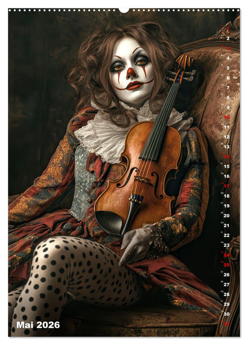 Clowngeschichten - Eine besondere Welt (CALVENDO Wandkalender 2026)