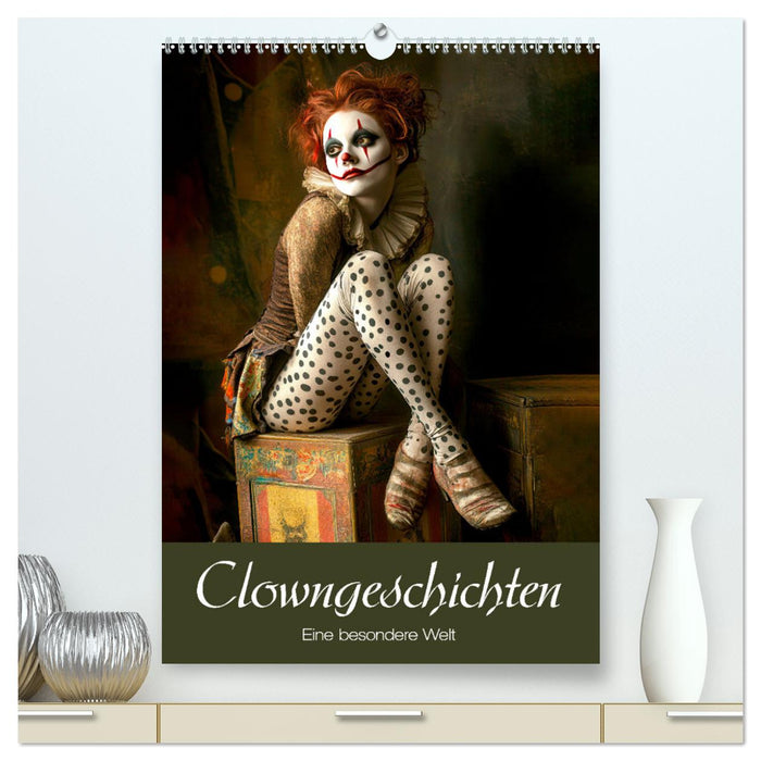Clowngeschichten - Eine besondere Welt (CALVENDO Premium Wandkalender 2026)