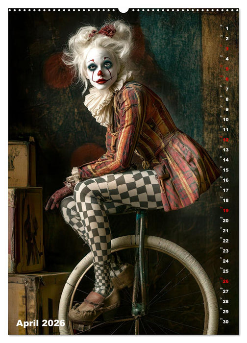 Clowngeschichten - Eine besondere Welt (CALVENDO Premium Wandkalender 2026)