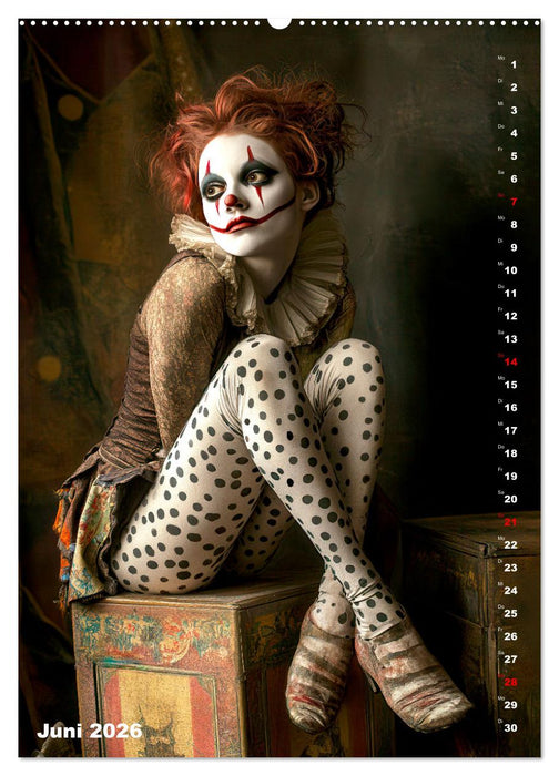 Clowngeschichten - Eine besondere Welt (CALVENDO Premium Wandkalender 2026)
