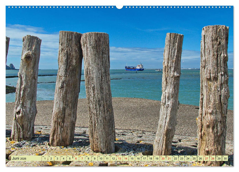 Zeeland - Urlaubsträume am Strand von Breskens (CALVENDO Wandkalender 2026)