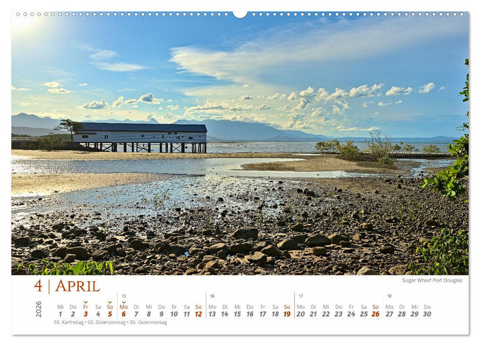 Australien - Cairns-Brisbane (CALVENDO Premium Wandkalender 2026)