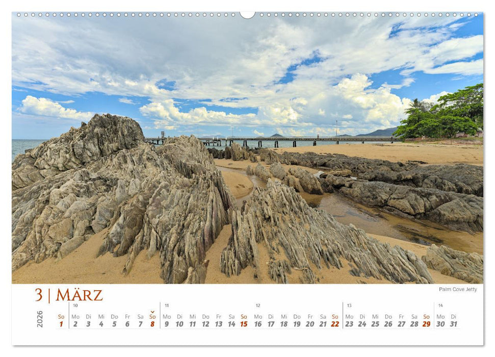 Australien - Cairns-Brisbane (CALVENDO Wandkalender 2026)