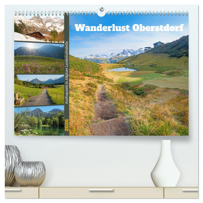 Wanderlust Oberstdorf (CALVENDO Premium Wandkalender 2026)
