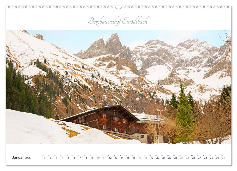 Wanderlust Oberstdorf (CALVENDO Premium Wandkalender 2026)