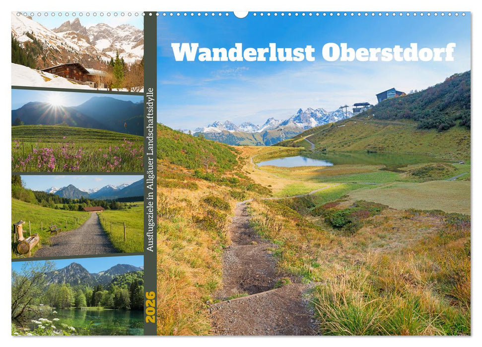 Wanderlust Oberstdorf (CALVENDO Wandkalender 2026)