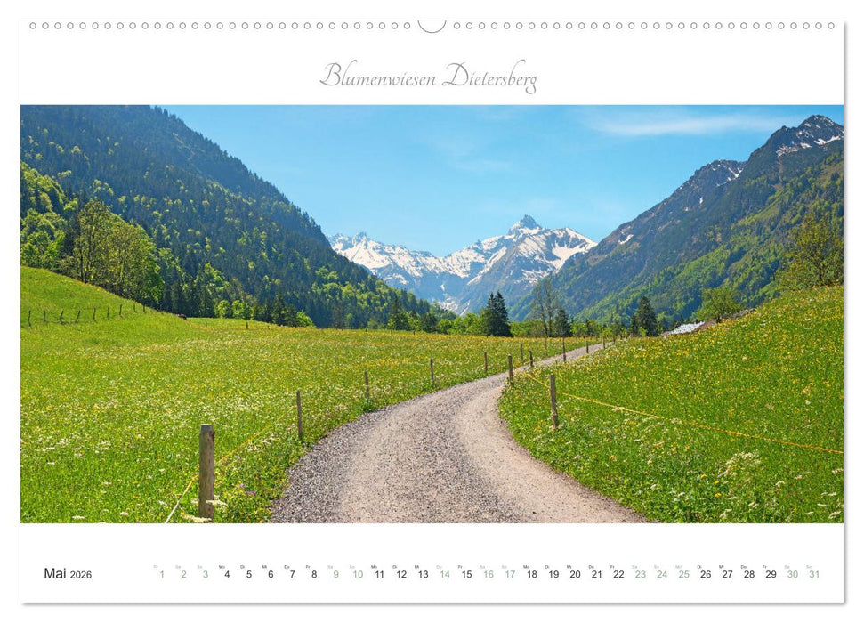 Wanderlust Oberstdorf (CALVENDO Wandkalender 2026)