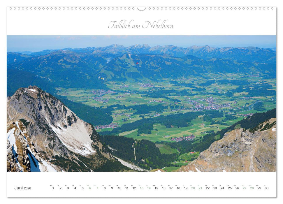 Wanderlust Oberstdorf (CALVENDO Wandkalender 2026)